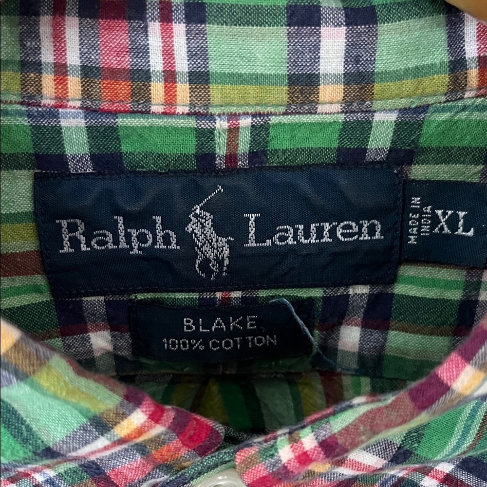 Ralph Lauren Men's Multicolor Plaid Shirt - Picture 2 of 4